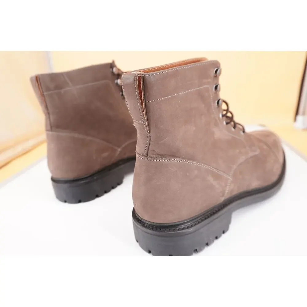 Allen Edmonds Briggs Suede Hiking Boots Size 13 New Grey Military $475 Lug